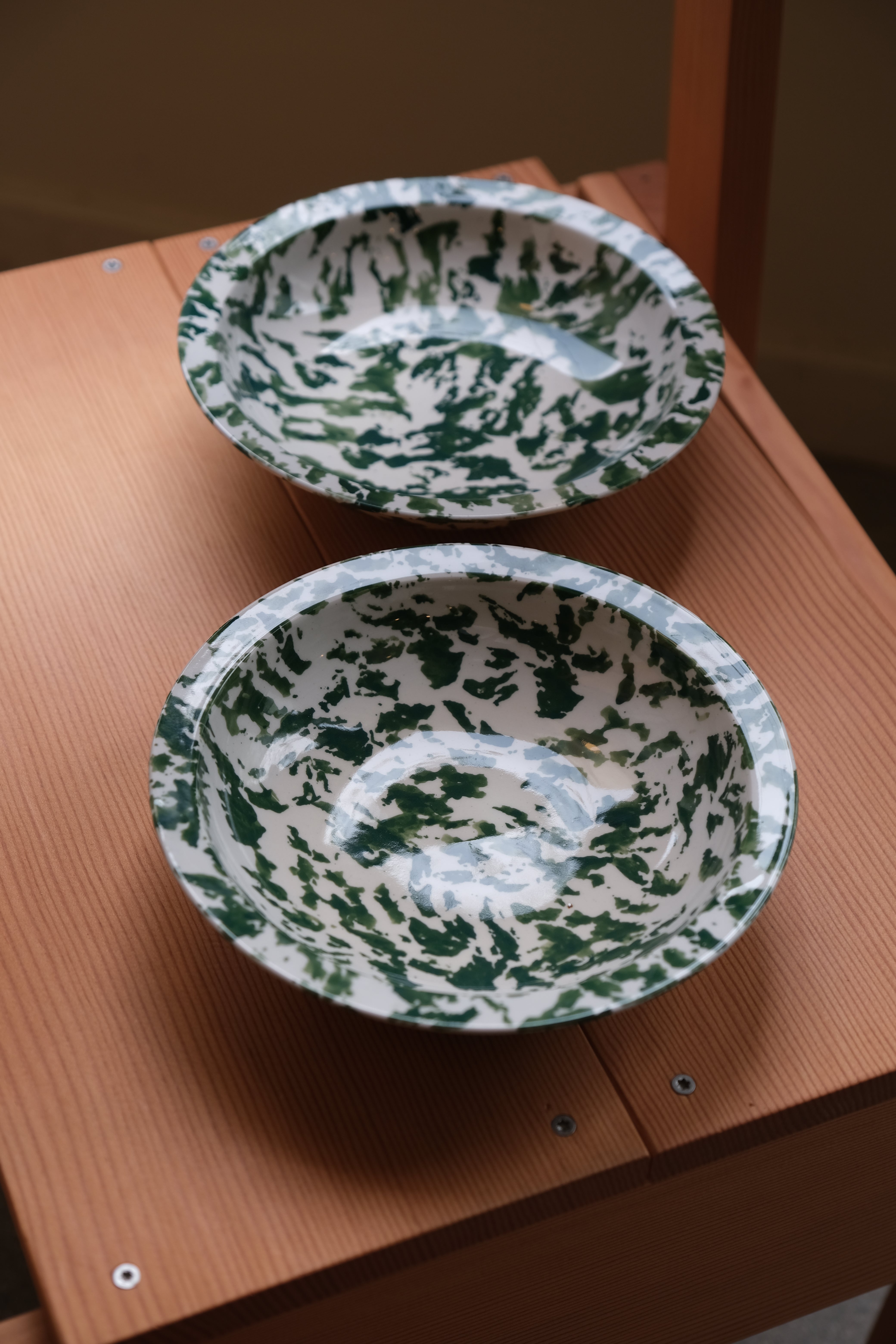 GREEN MANDALA RIM BOWL