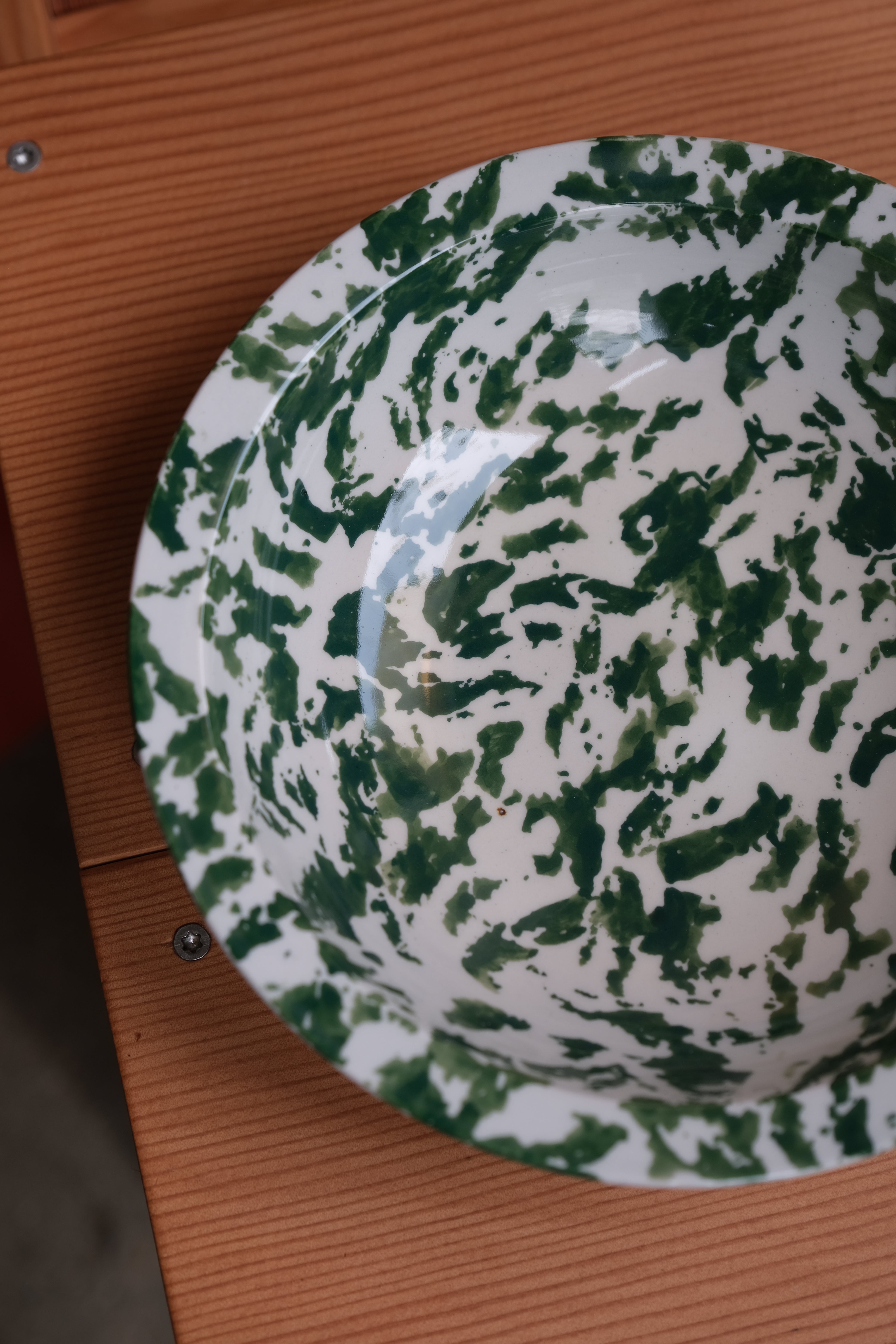 GREEN MANDALA RIM BOWL
