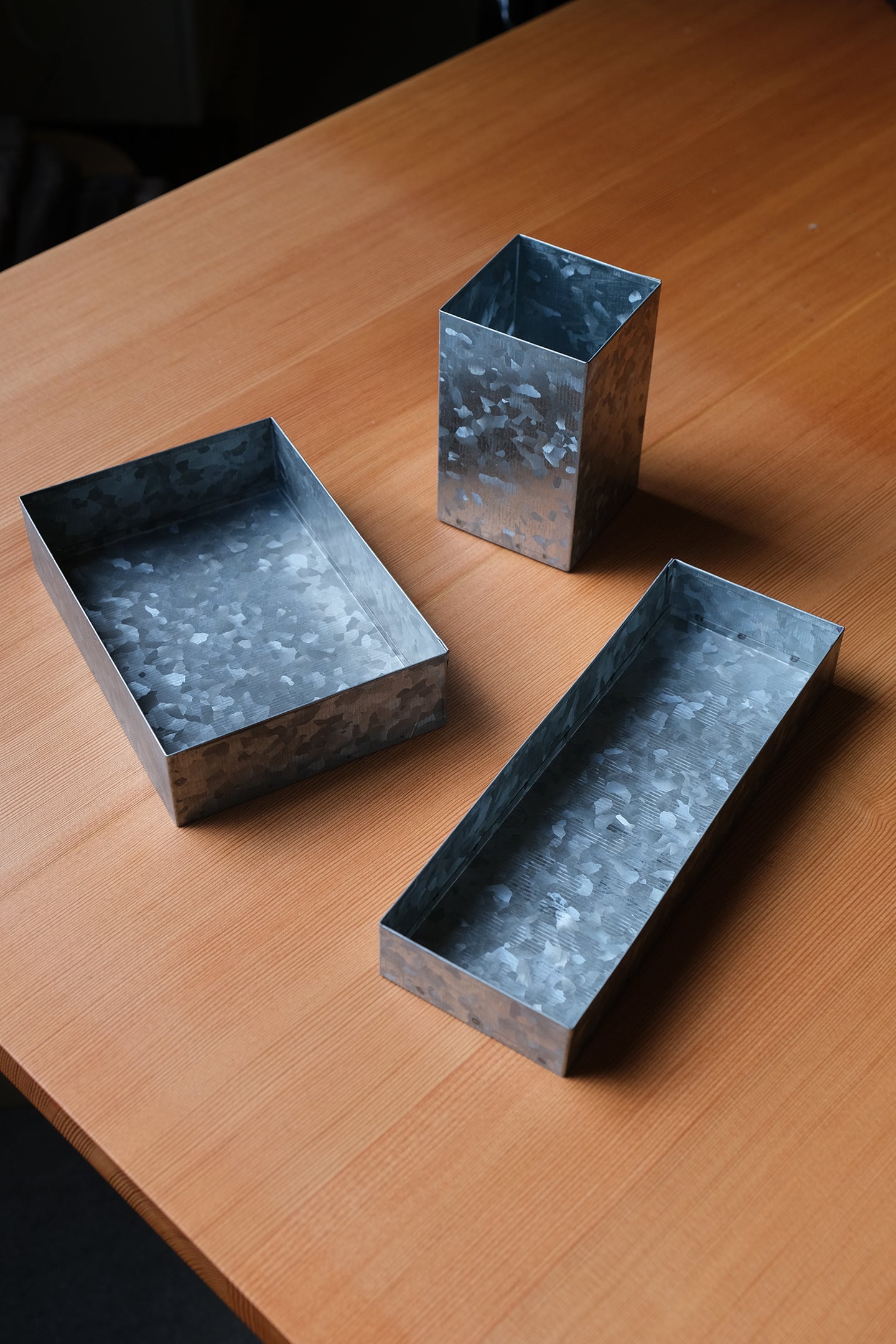 GALVANIZED CUTLERY BOX