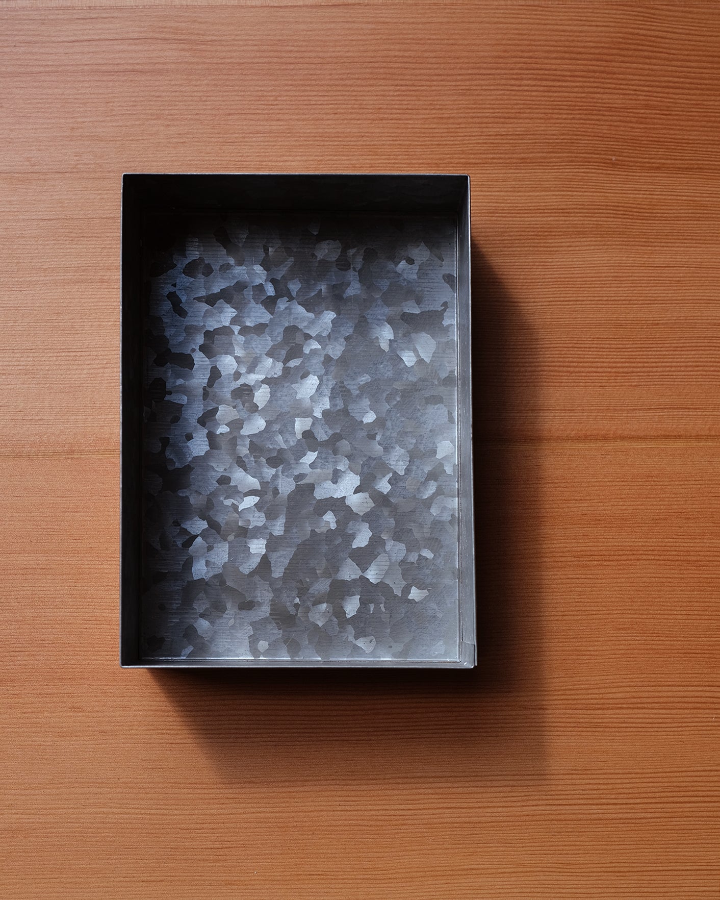GALVANIZED CARD BOX