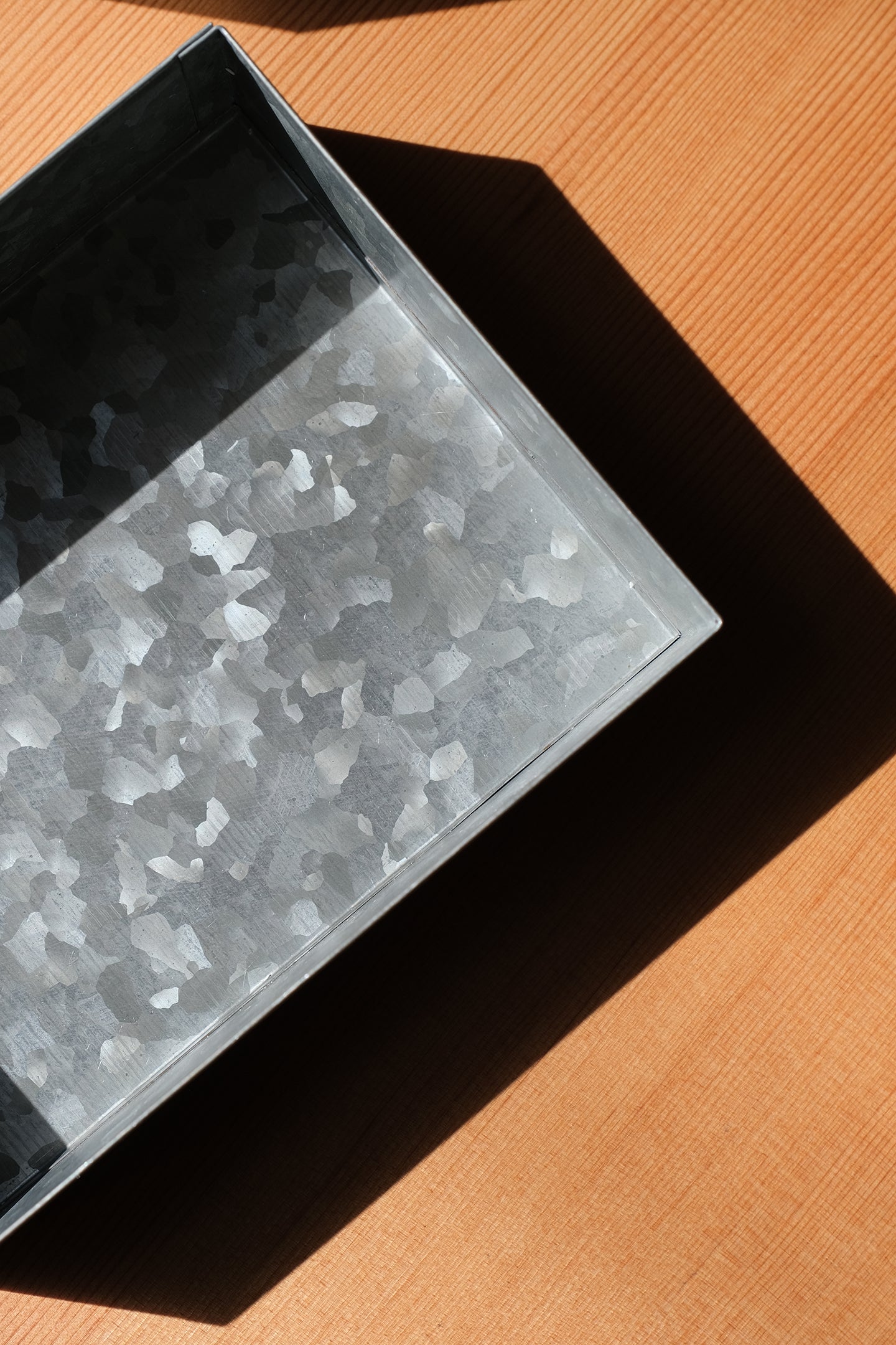 GALVANIZED CUTLERY BOX
