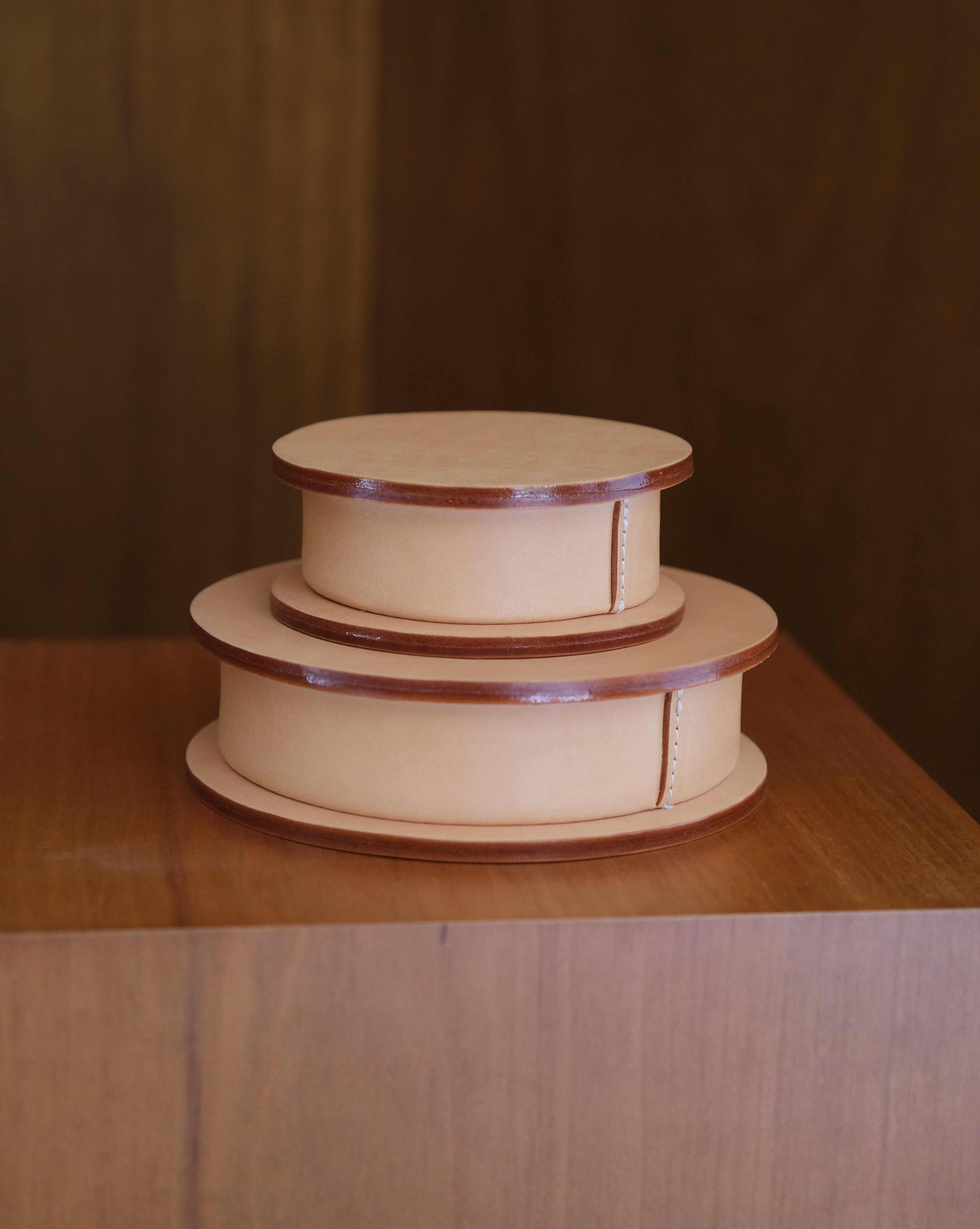 LEATHER CANISTERS