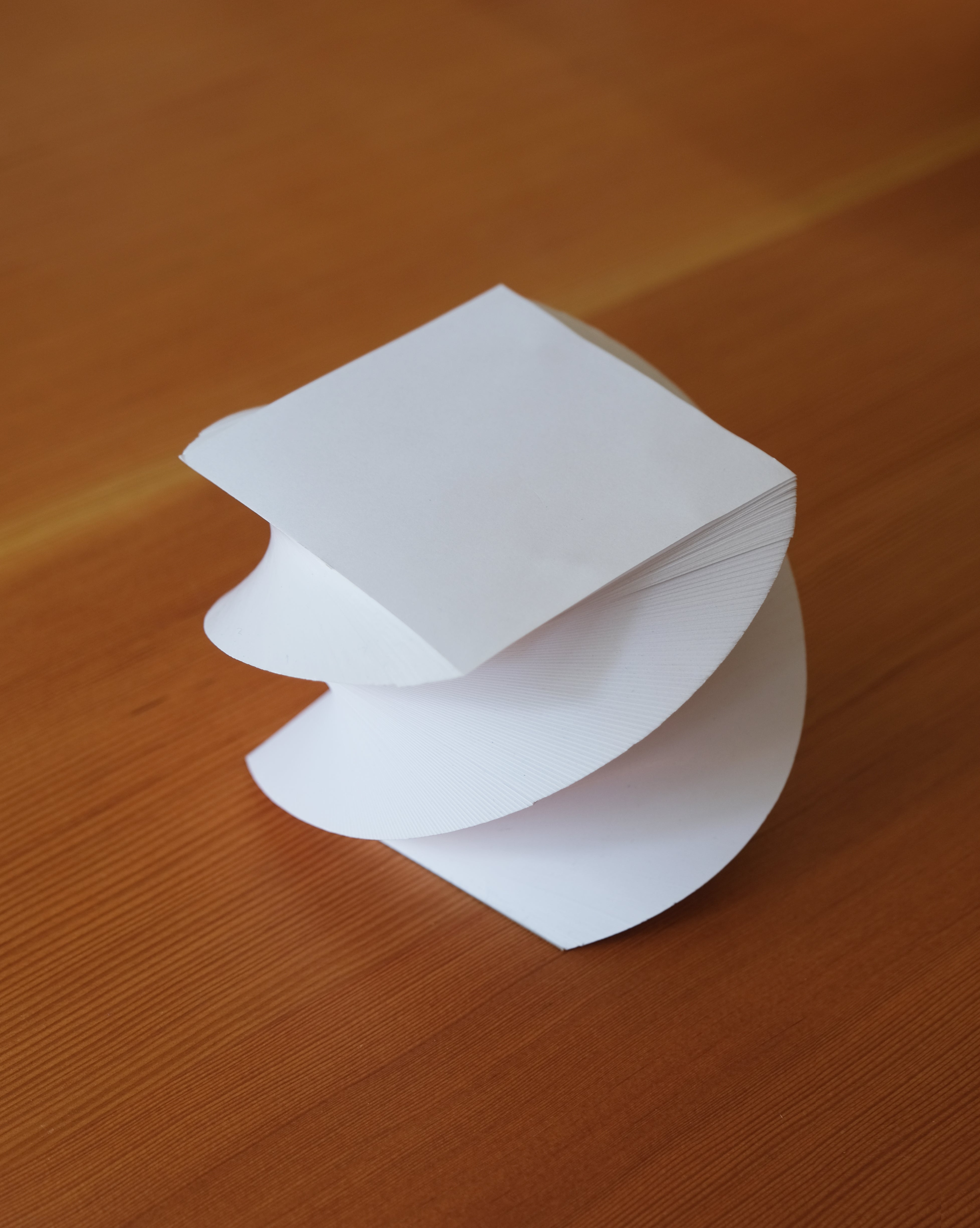 SPIRAL PAD - White