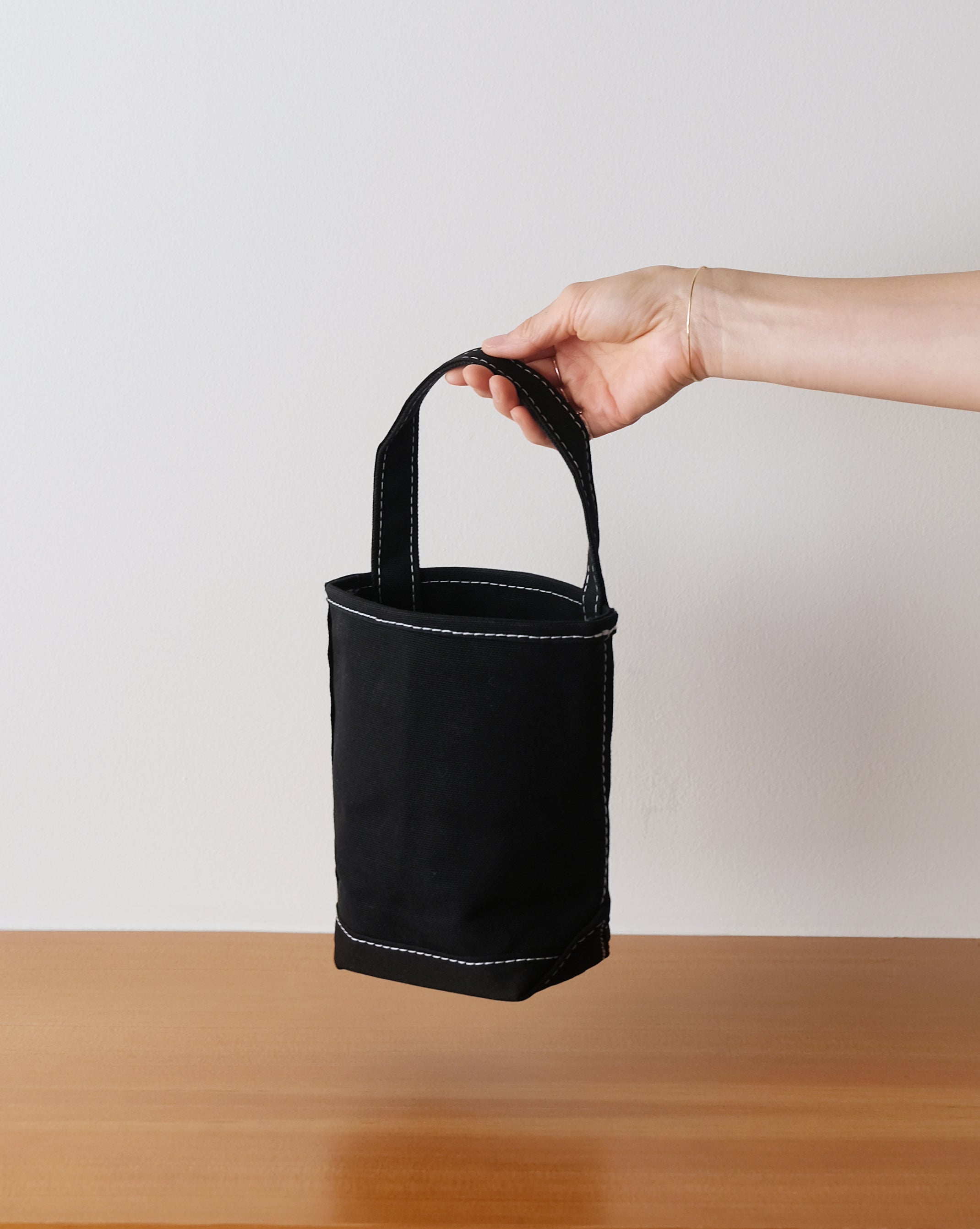 MINI BAGUETTE TOTE - Black