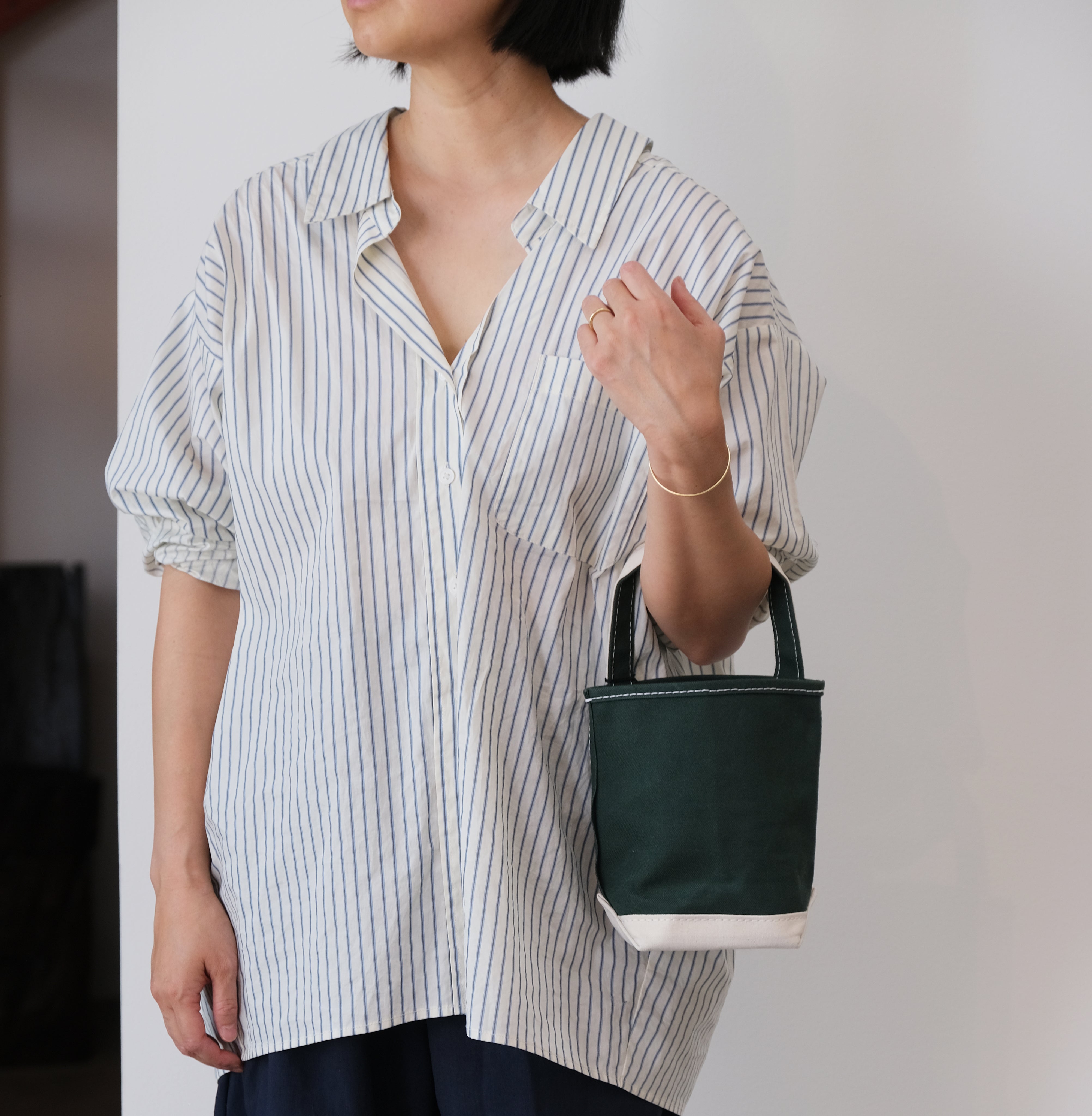 MINI BAGUETTE TOTE - Green