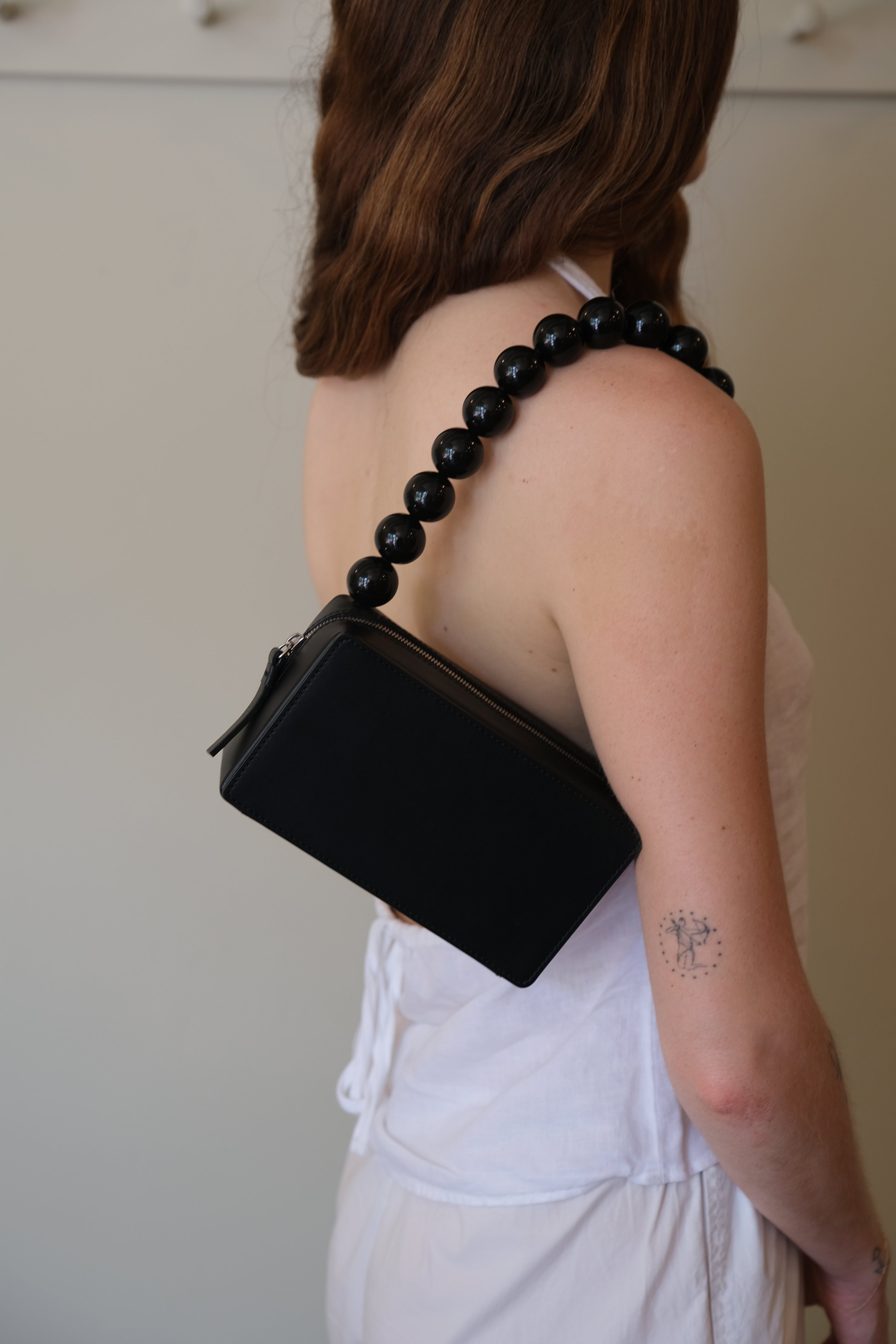 BEADED BRICK BAG