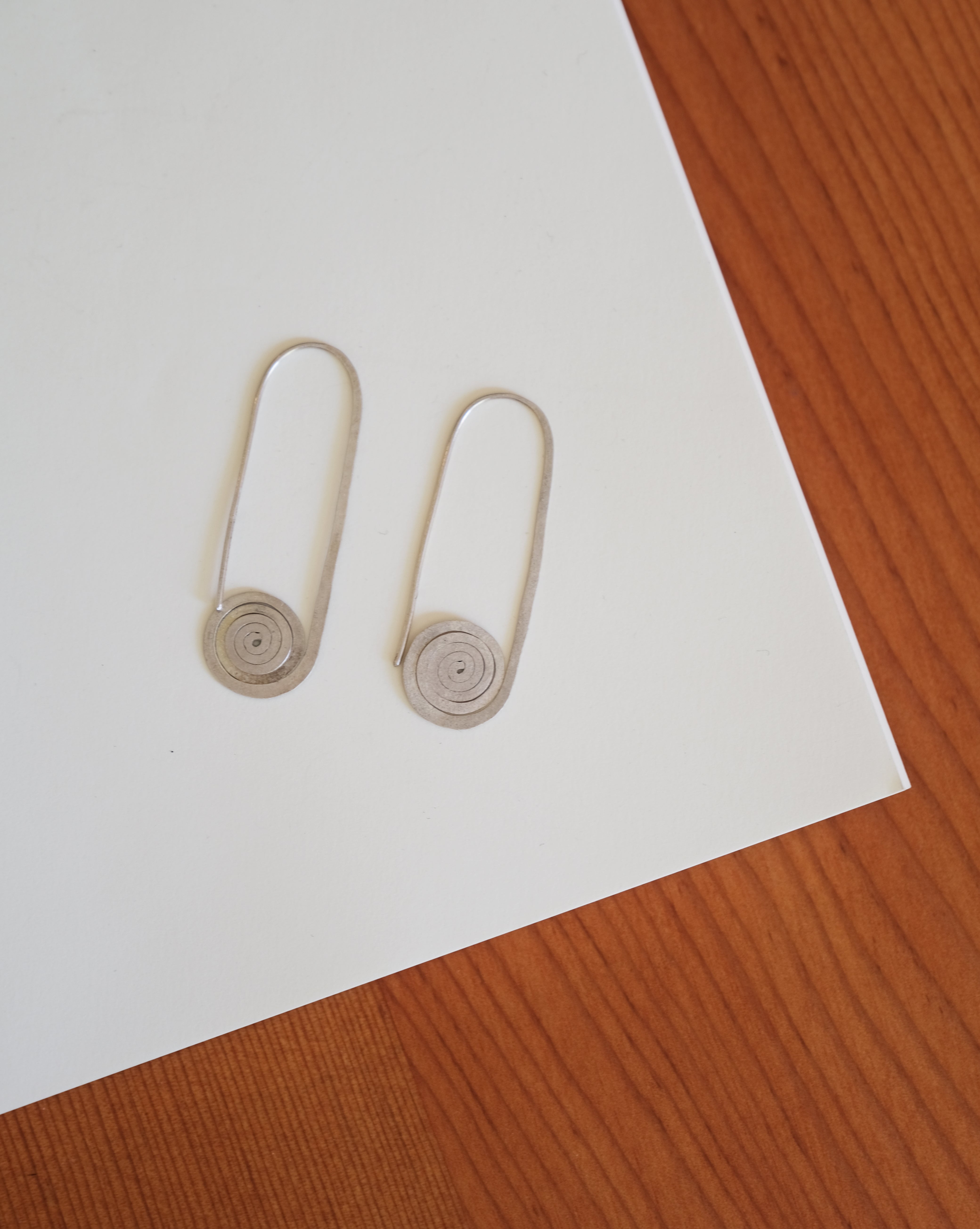 LONG SPIRAL EARRINGS
