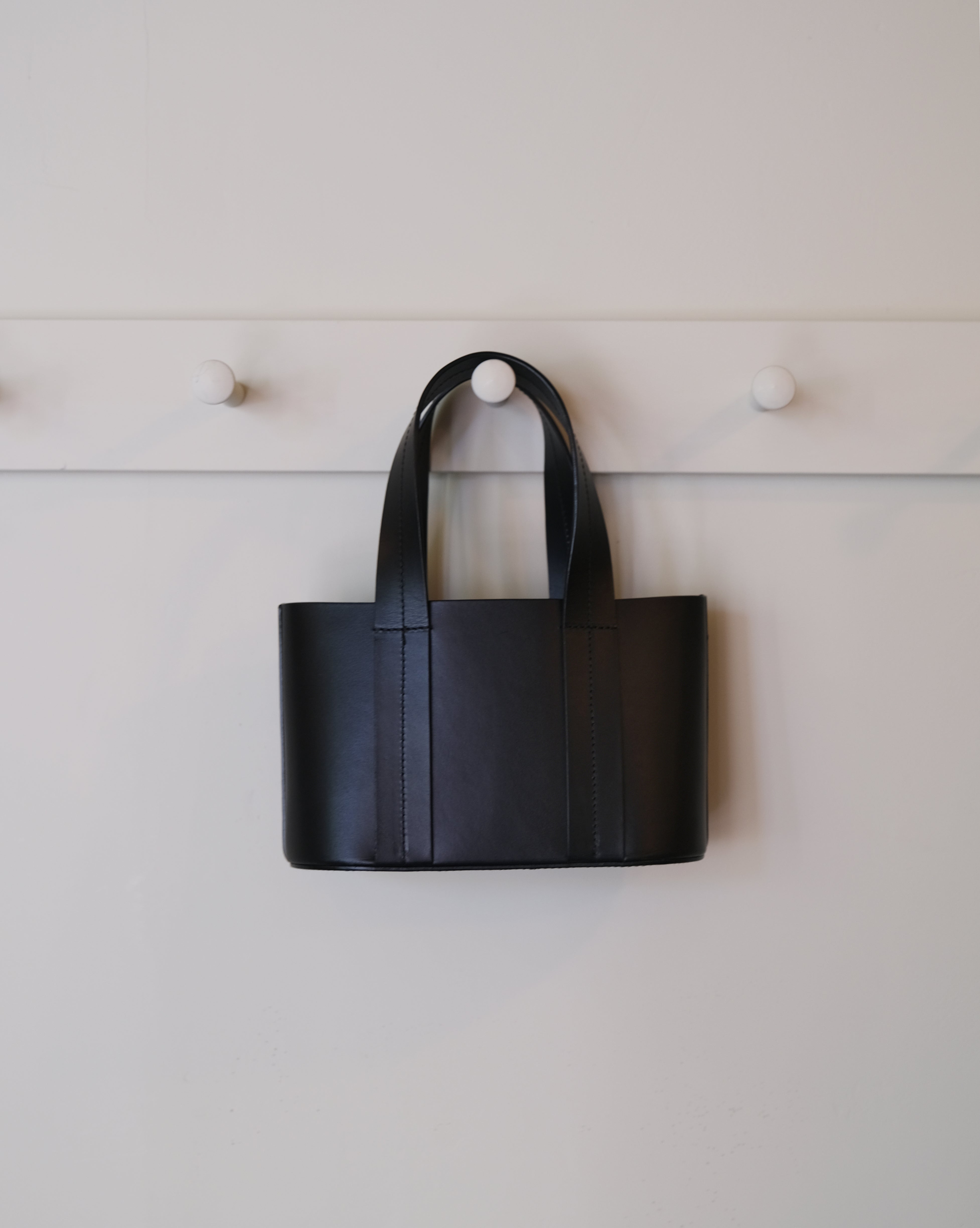 MINI WIDE TOTE - Black