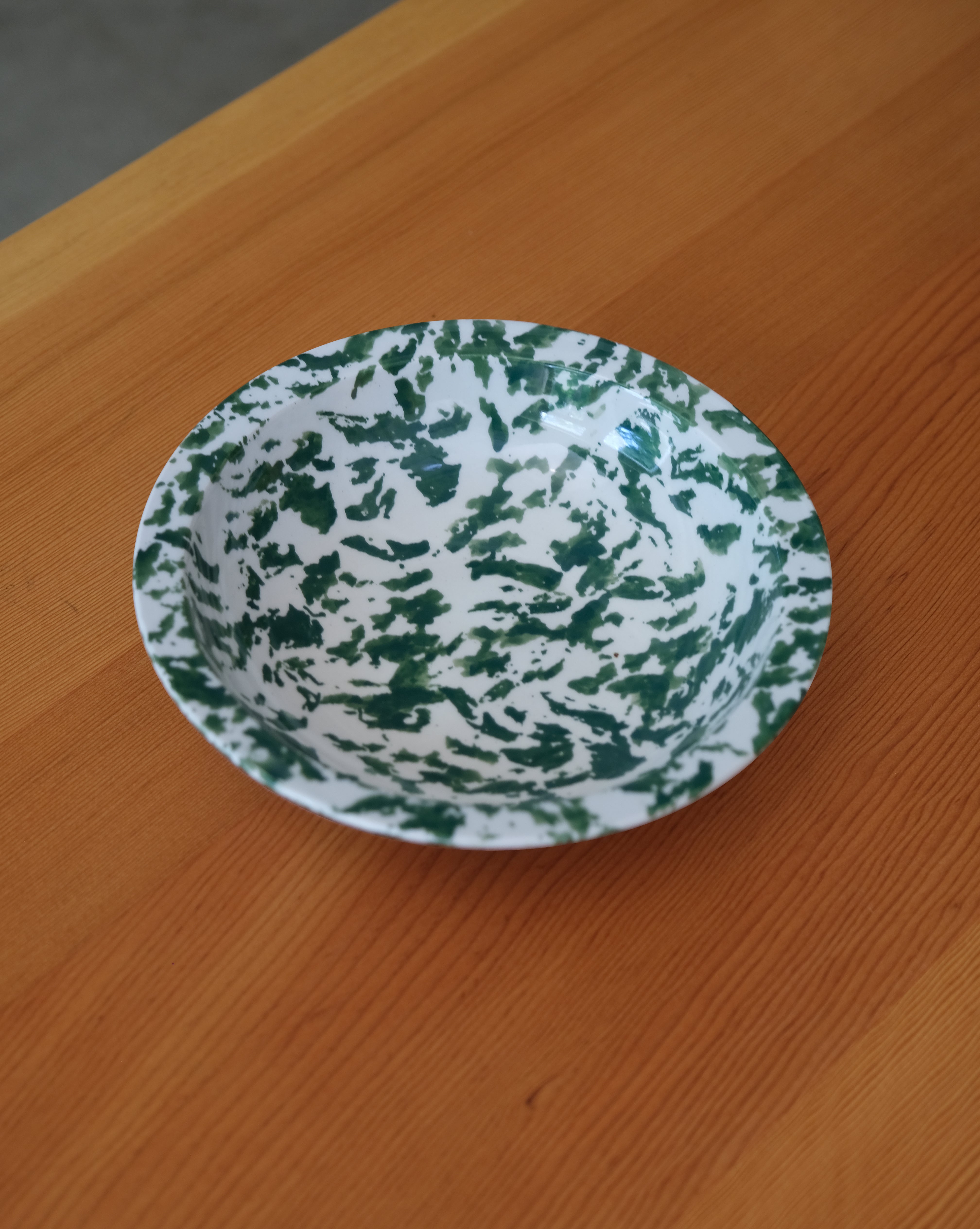 GREEN MANDALA RIM BOWL