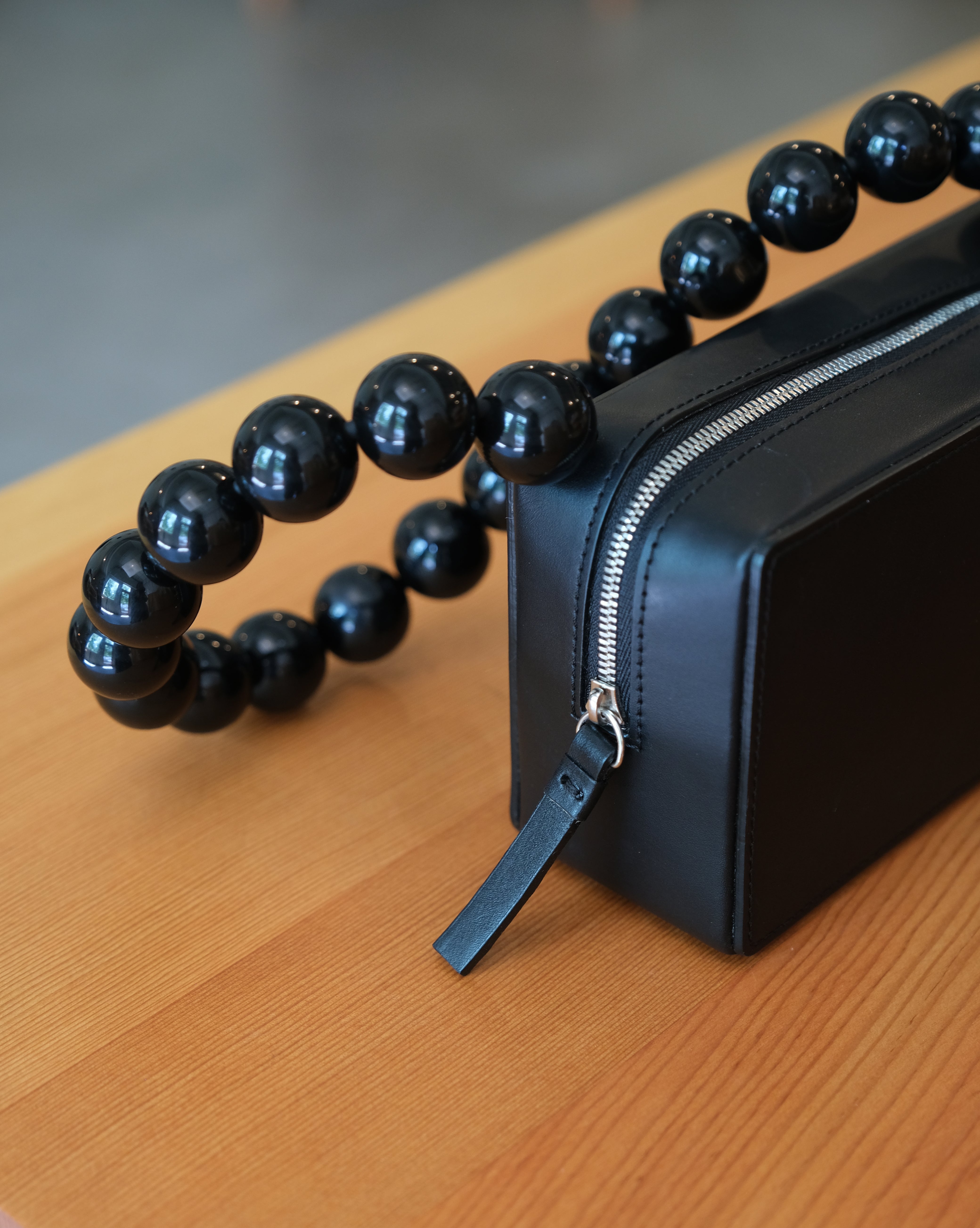 BEADED BRICK BAG