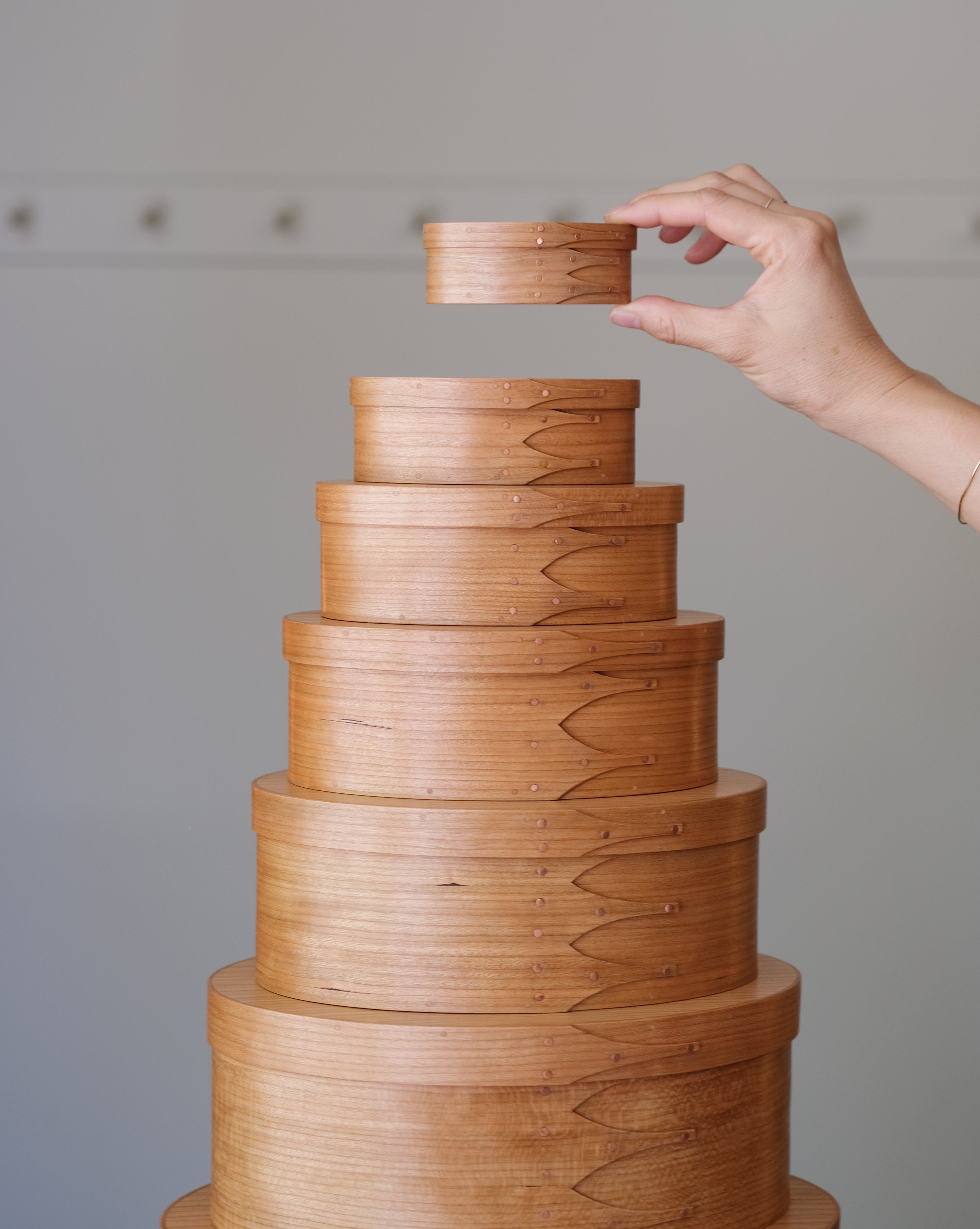 SHAKER BOXES - Natural Cherry