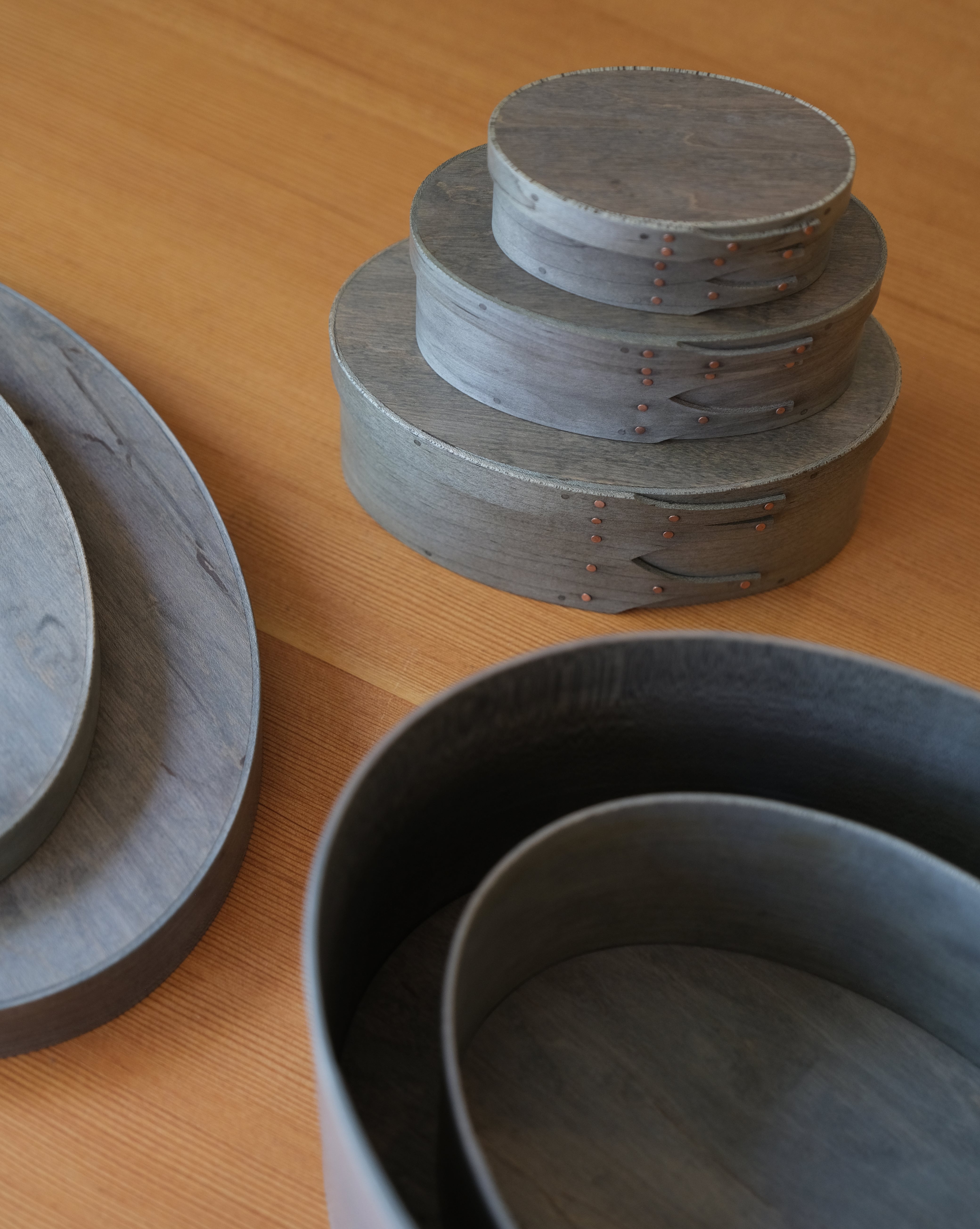 SHAKER BOXES - Gray Maple