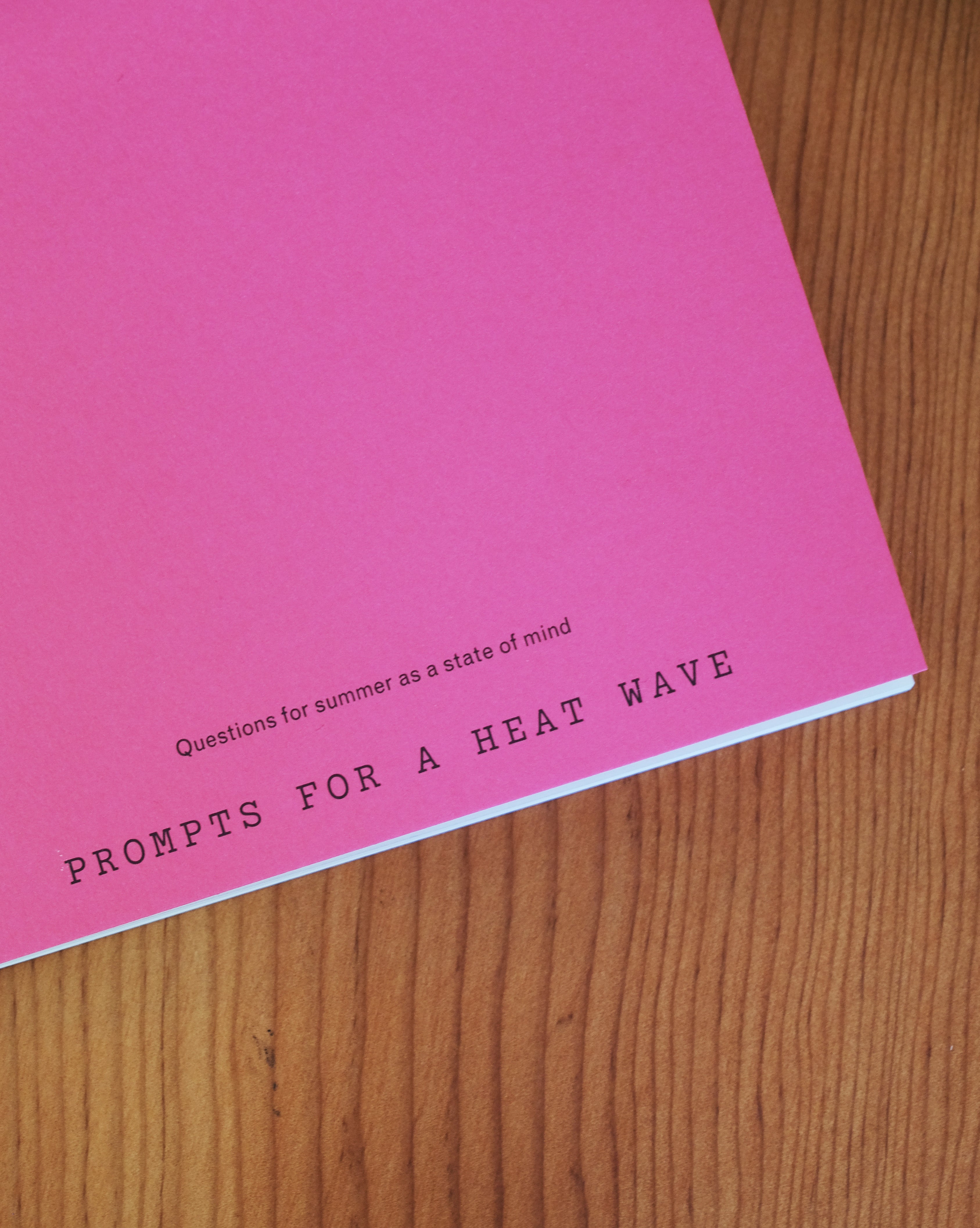 MOON LISTS — Prompts for a Heat Wave
