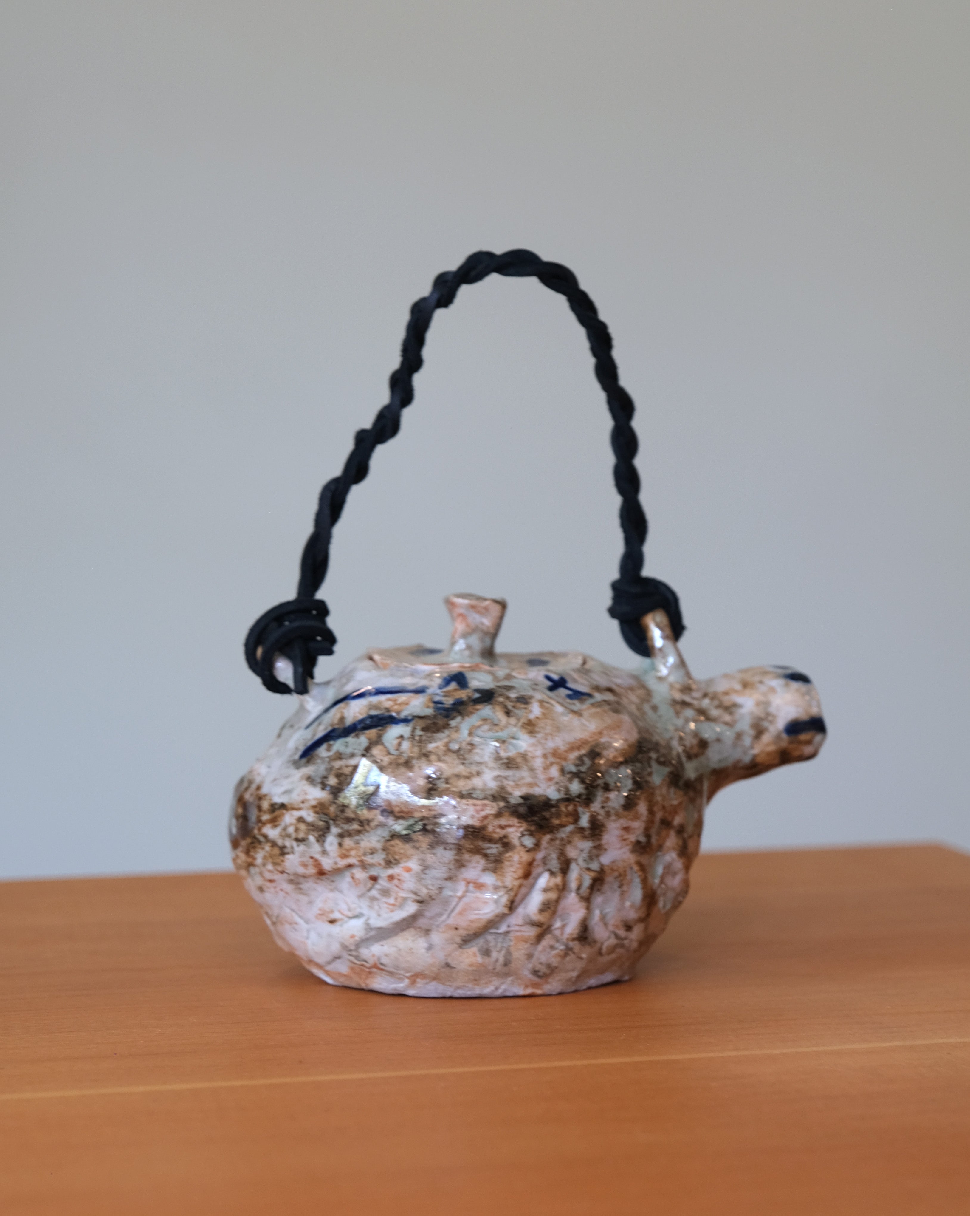 TEAPOT w/ leather handle