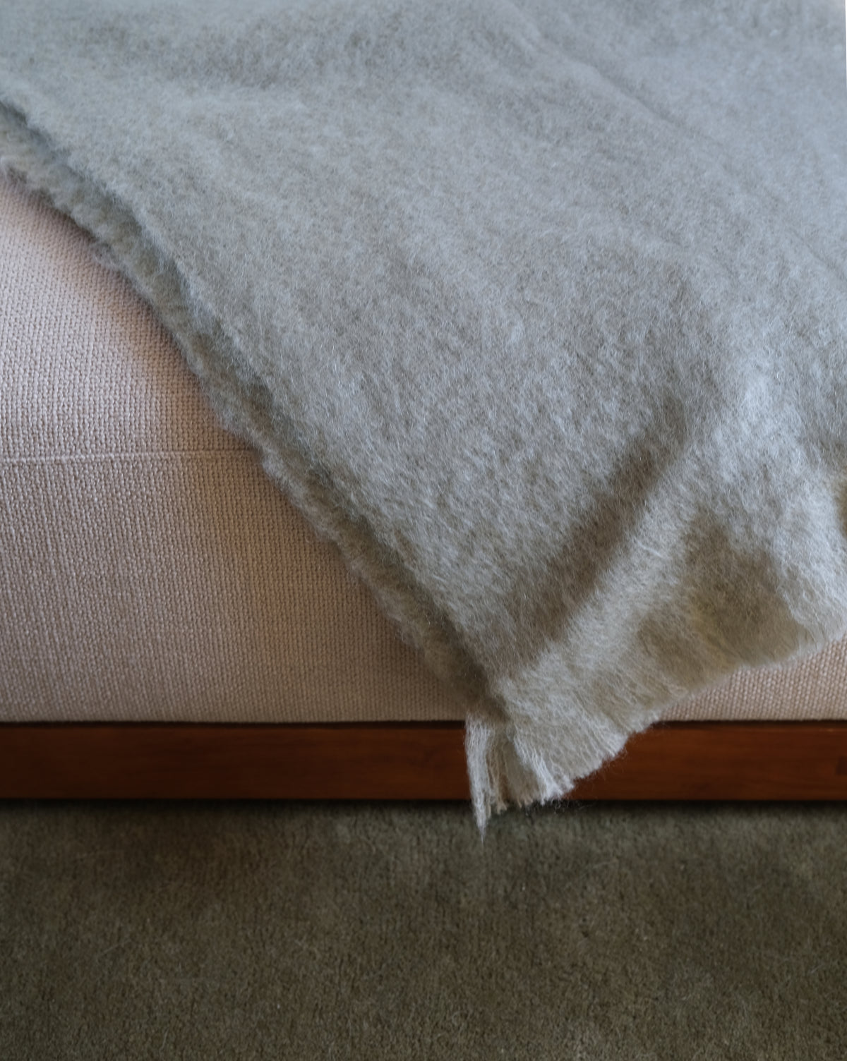 MOHAIR BLANKET - Sage