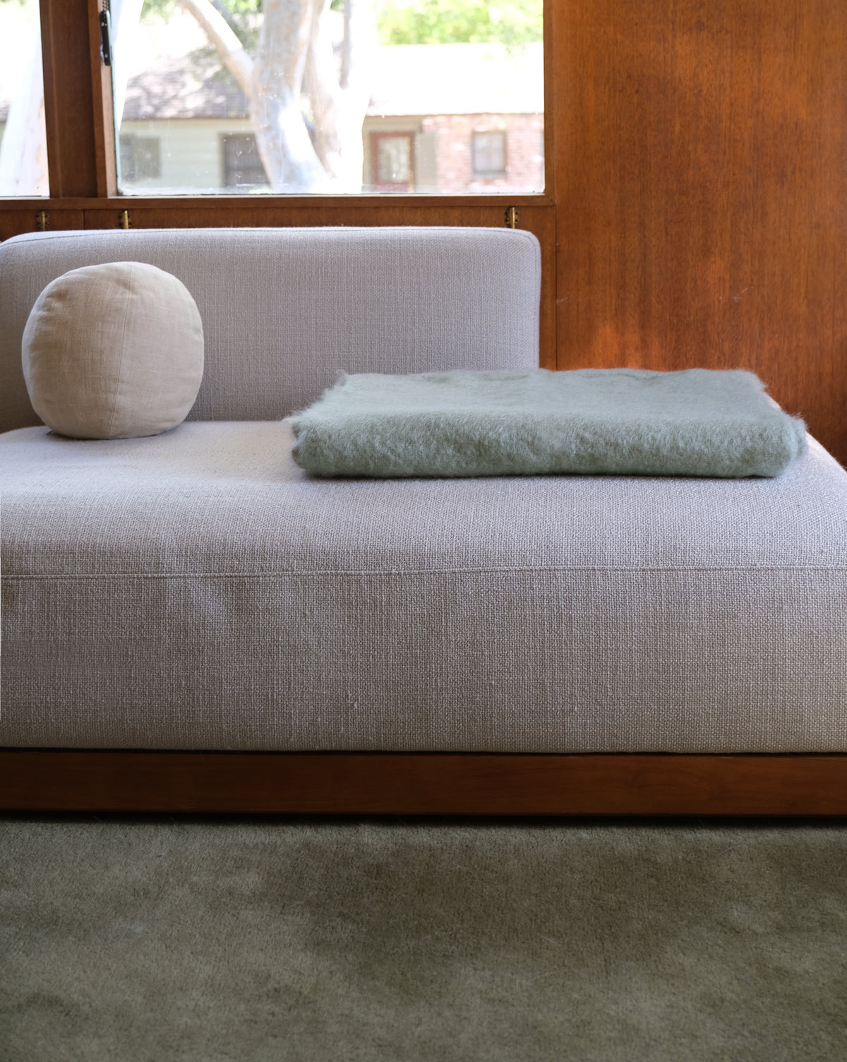 MOHAIR BLANKET - Sage