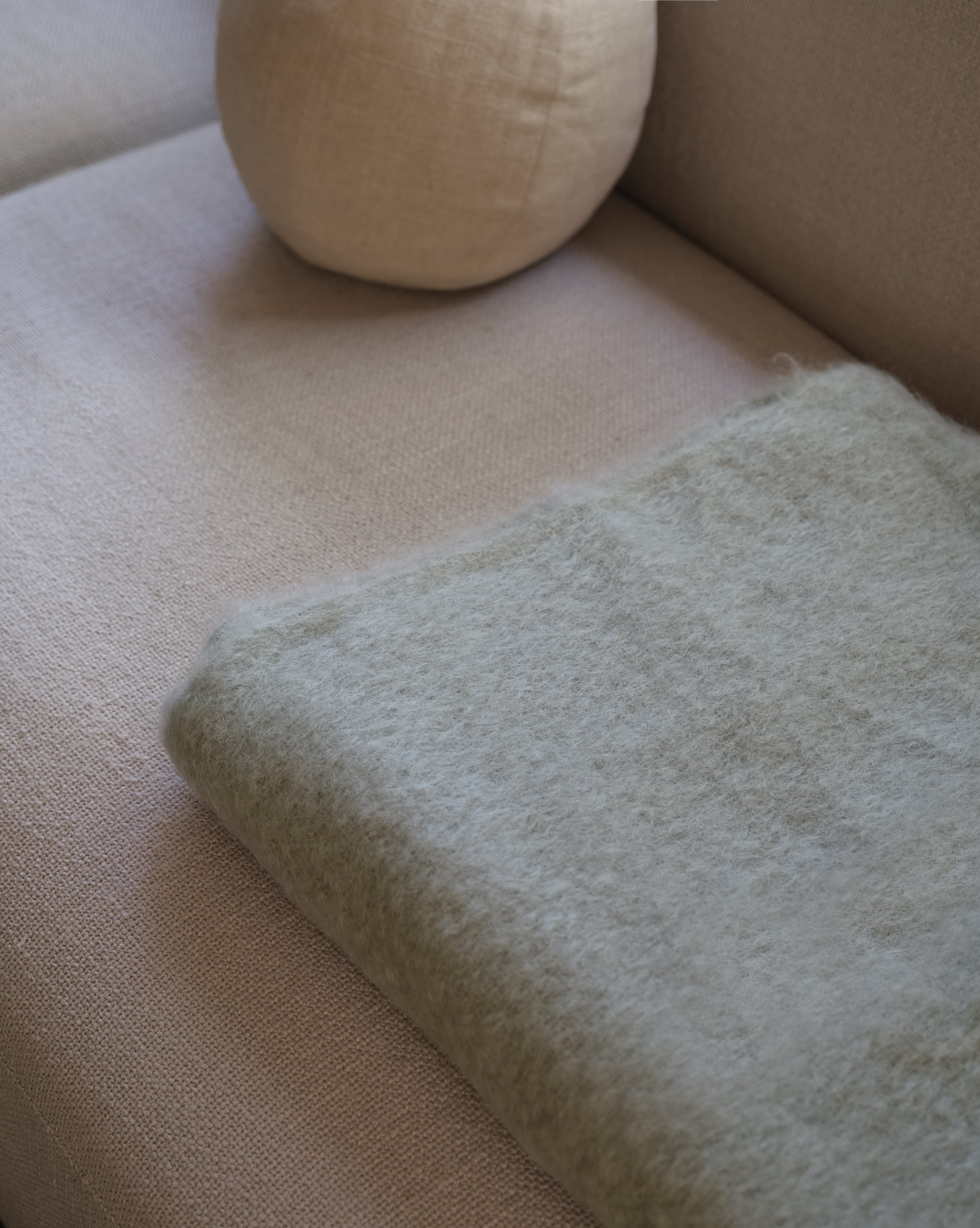 MOHAIR BLANKET - Sage