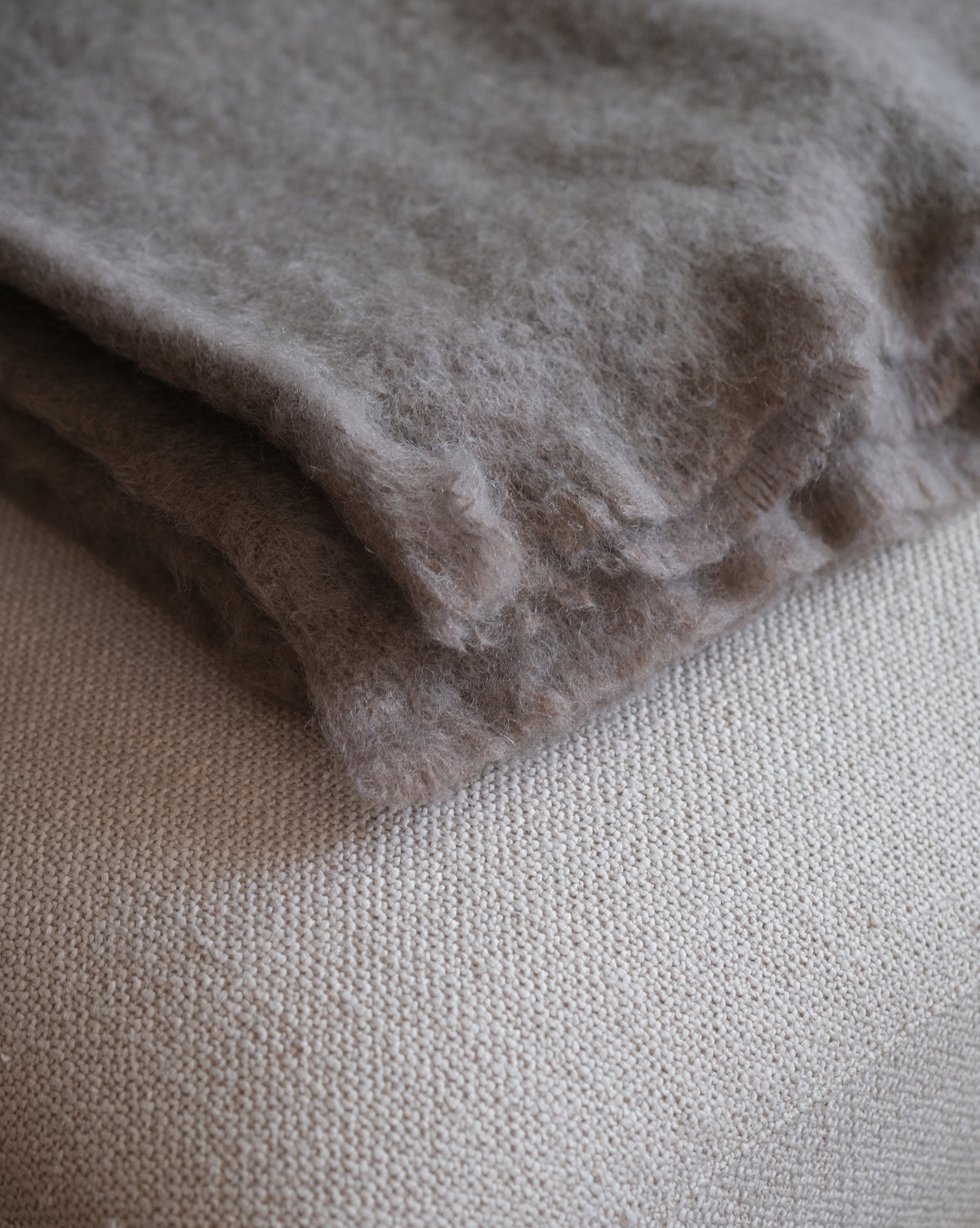 MOHAIR BLANKET - Manuka