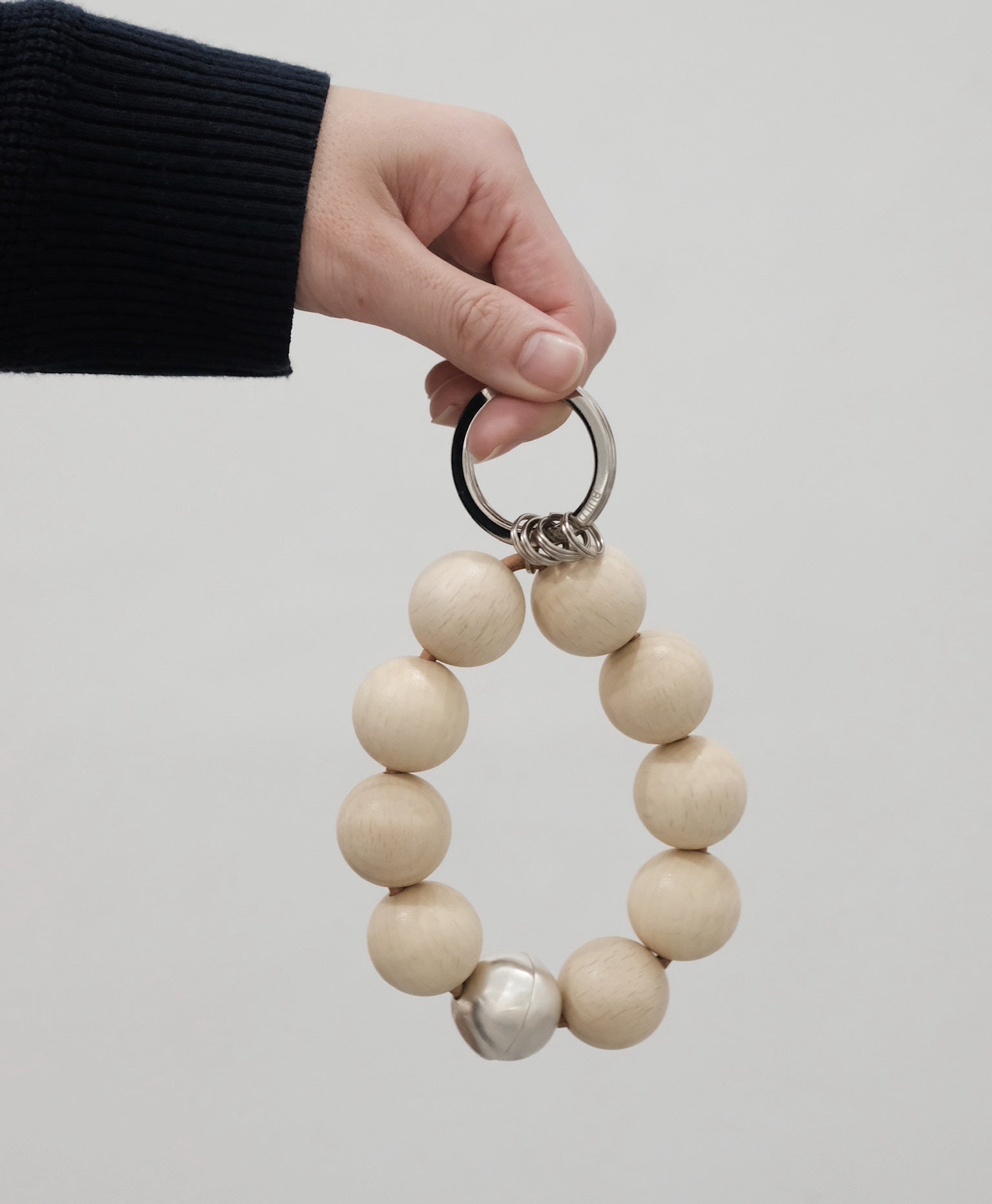 PASO x BB WOOD BALL KEYCHAIN
