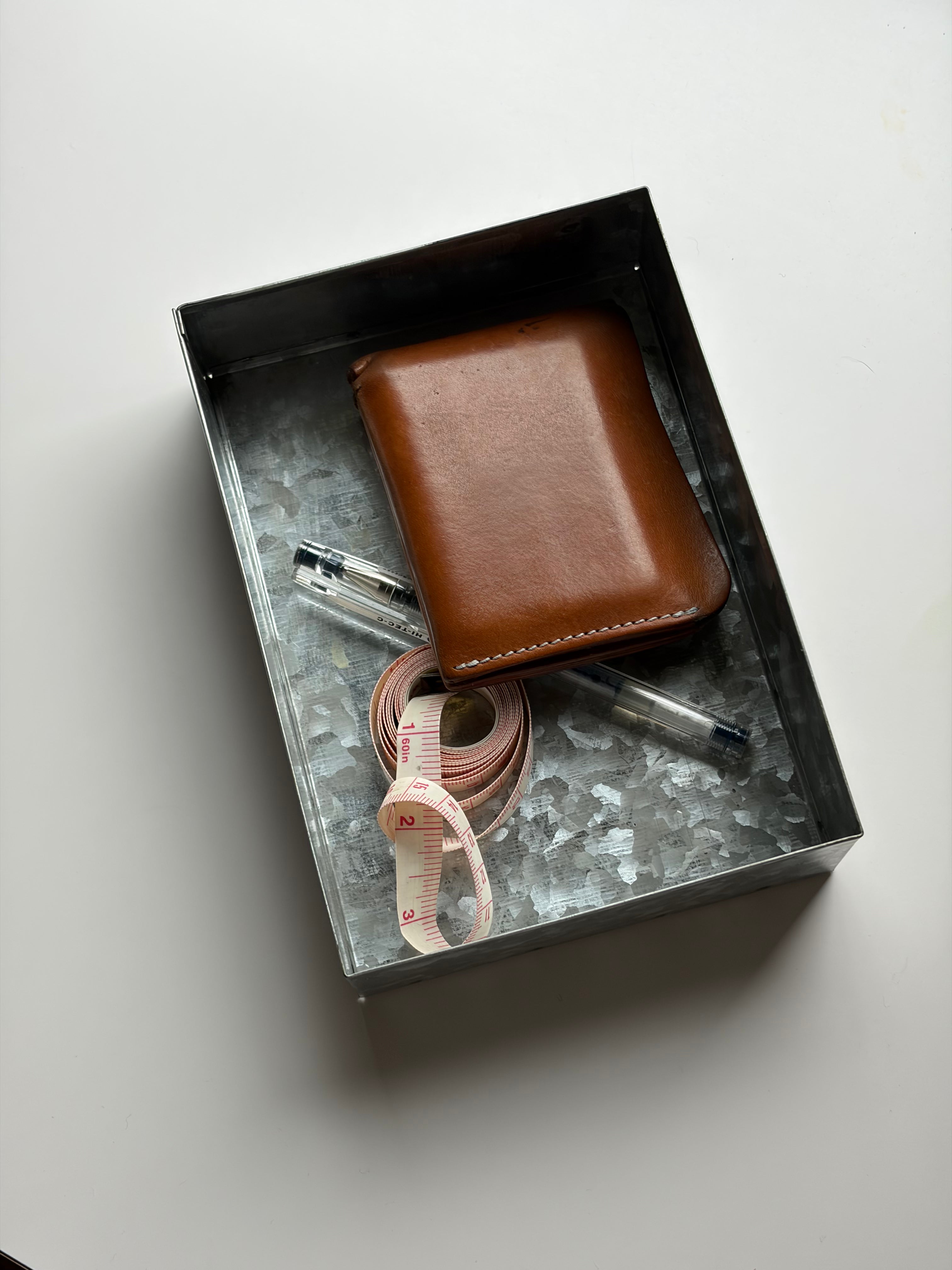 GALVANIZED CARD BOX